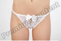 Hips Woman White Underwear Slim Panties Clothes photo references